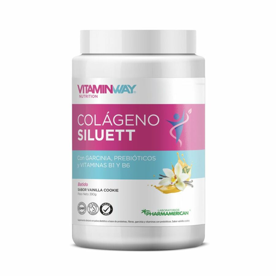 COLAGENO SILUETT SABOR VAINILLA POTE X390 GRS - Imagen 1