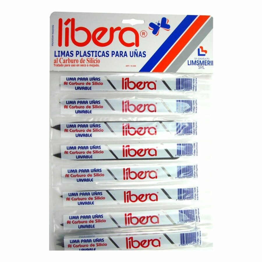 LIMA PLASTICA LAVABLE X12 UNID. (L30) - Imagen 1