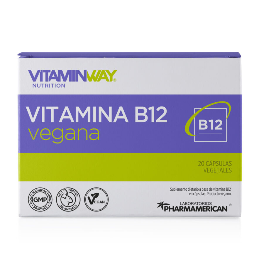 SUPL.VITAMINA B12 VEGANA ESTUCHE x20 CAPS. - Imagen 1