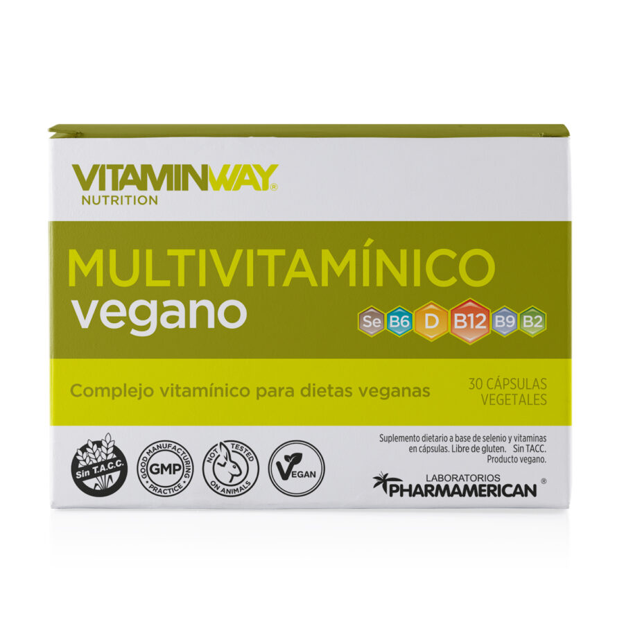 SUPL.MULTIVITAMINICO VEGANO ESTUCHE x30 CAPS. - Imagen 1