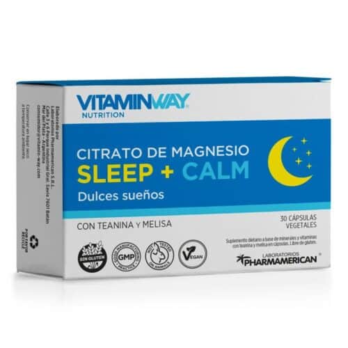 SUPL.CITRATO DE MAGNESIO SLEEP+CALM EST. X 30 CAPS.