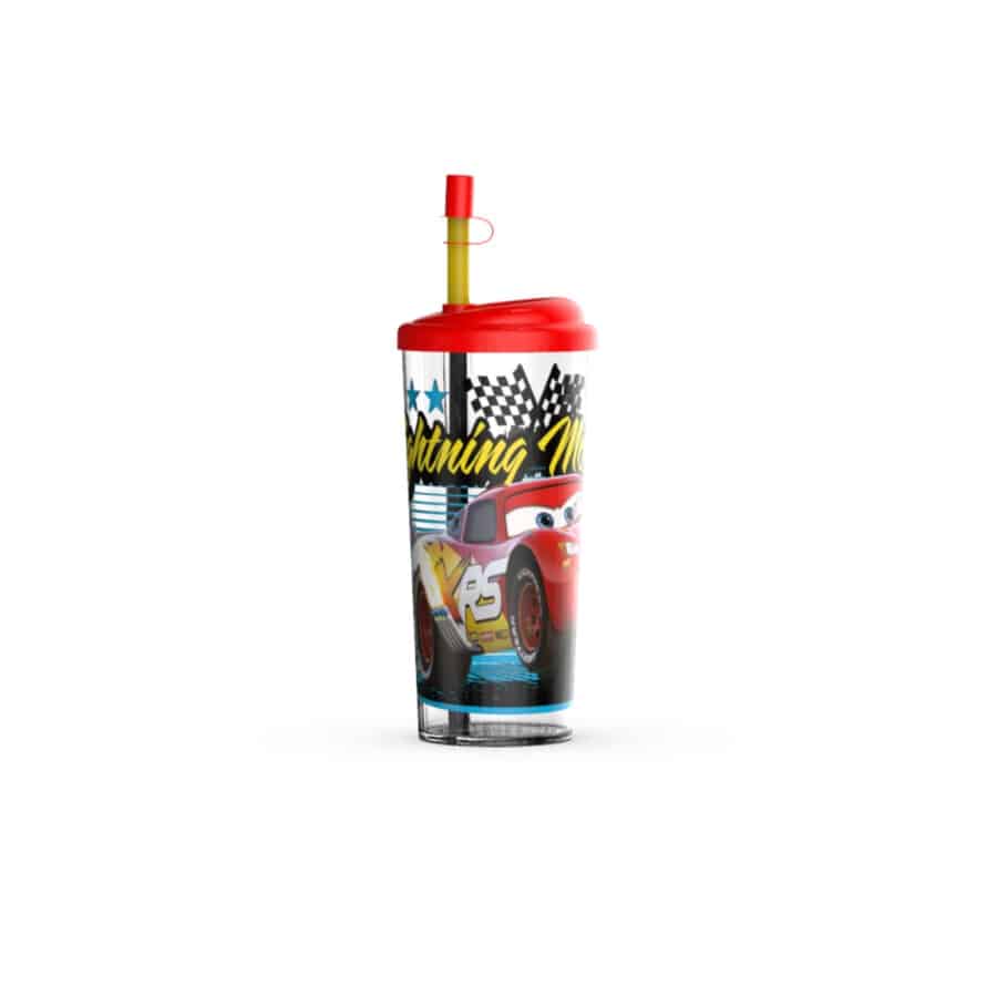 BEL GIOCO-CARS VASO ALTO CON TAPA - Imagen 1